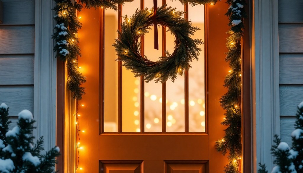 11 Unique Christmas Warm Front Door Lights That Will Make Your Home Stand Out This Holiday&nbsp;Season!