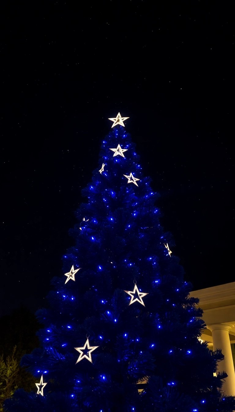 18 Themed Christmas Tree Lights That Will Wow Your Guests (Don't Miss #5!) - 18. Celestial Wonders